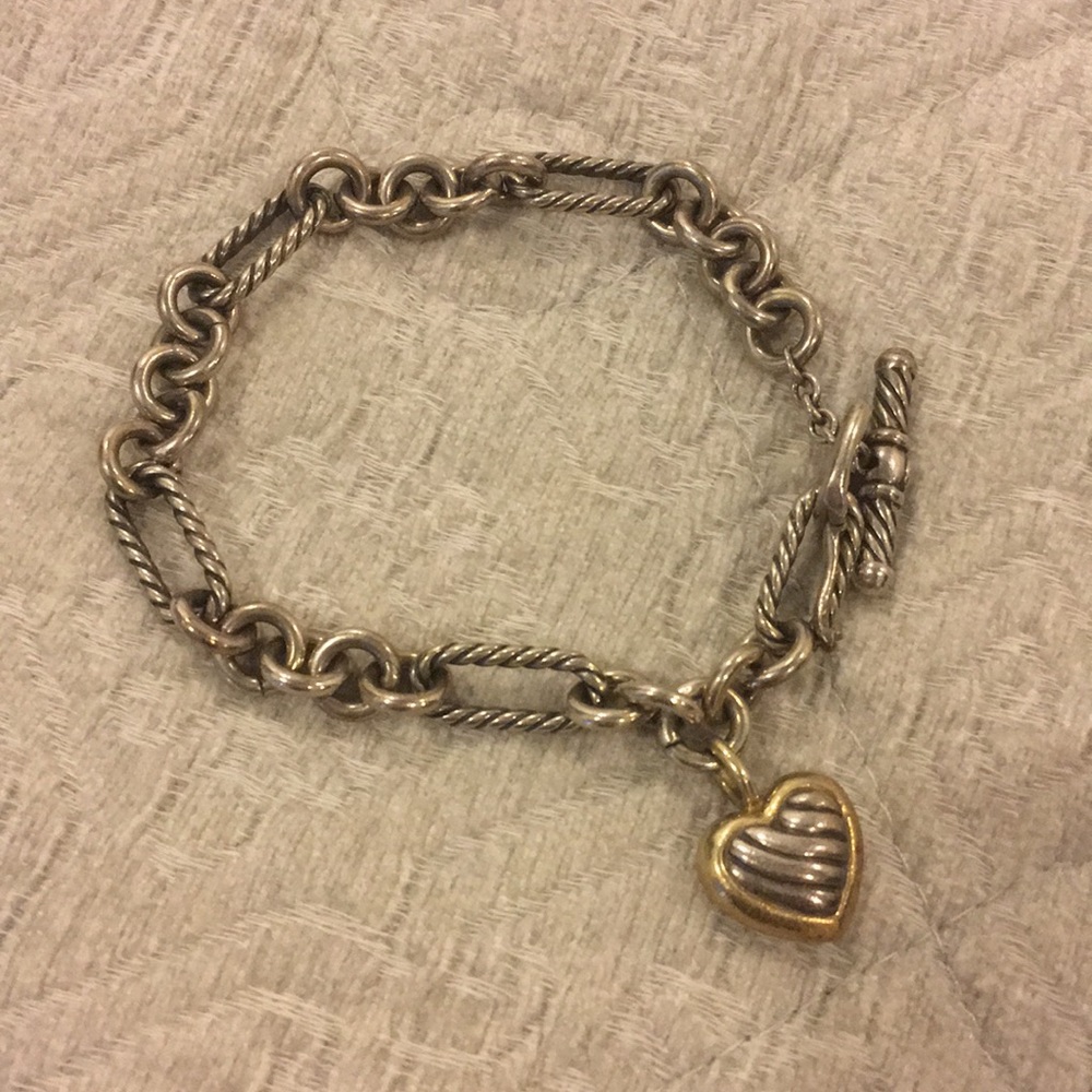 David Yurman 18K Gold and Sterling Silver bracelet